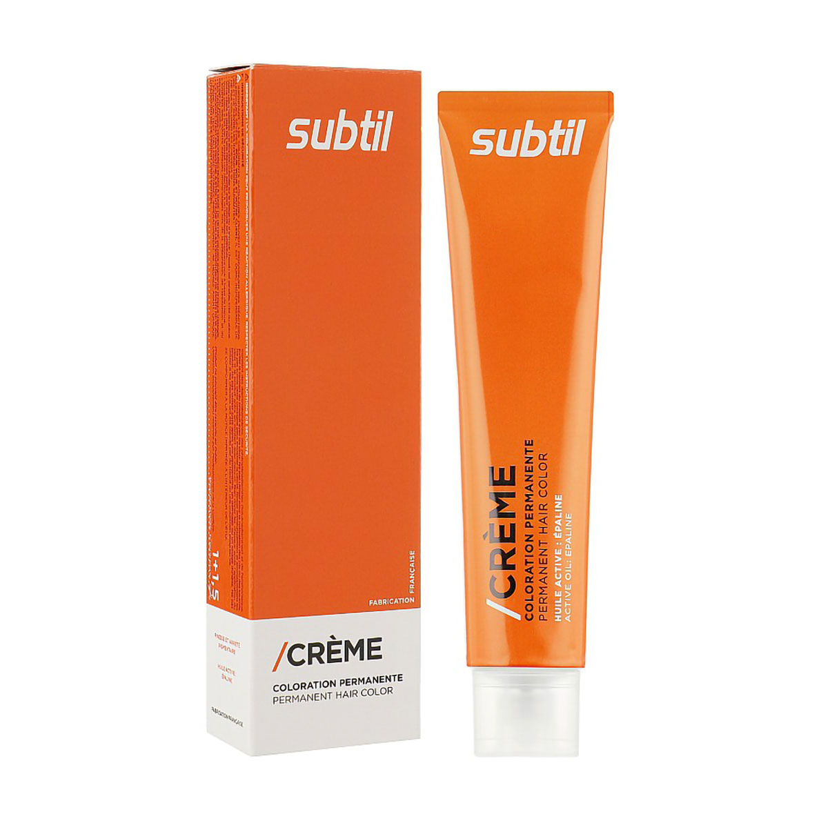Стійка крем-фарба для волосся Subtil Creme Permanent Hair Color 10-12 Cendre Irise, 60 мл